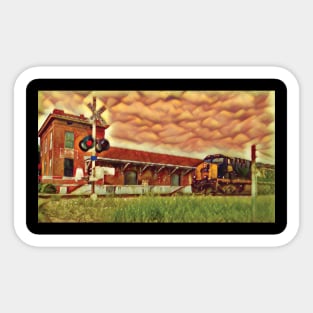 Stunning Train Picture-Zug Bild Sticker